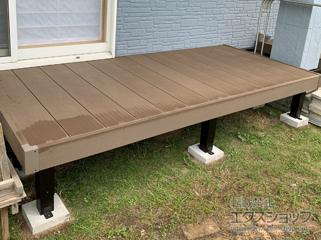 熊本県熊本市ののウッドデッキ マージウッドデッキ 施工例