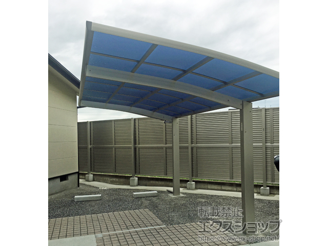 福岡県糟屋郡須惠町ののカーポート プレシオスポート 積雪〜20cm対応 施工例