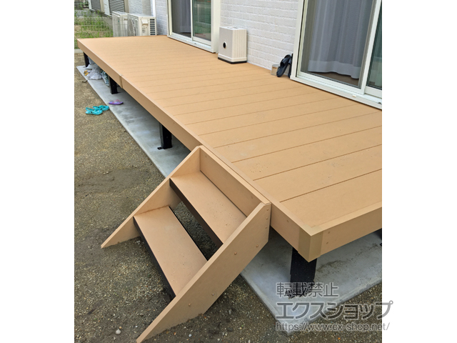 愛知県北名古屋市ののウッドデッキ リウッドデッキ 200 施工例