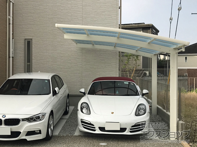奈良県奈良市ののカーポート レイナポートグラン　積雪〜20cm対応 施工例