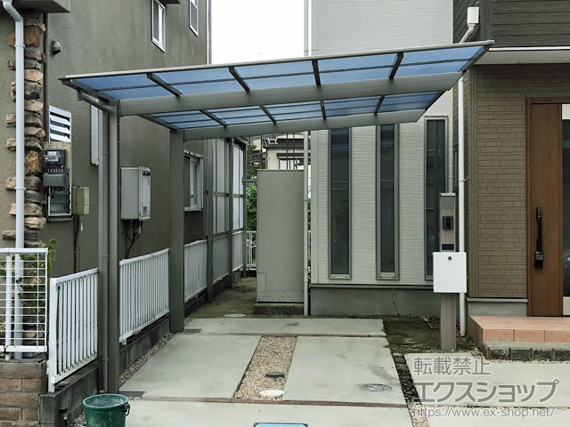 大阪府富田林市ののカーポート ソリッドポート 積雪〜20cm対応 施工例