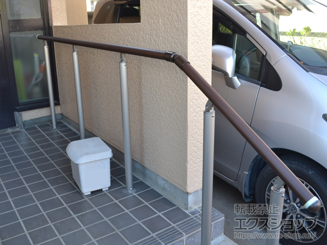 埼玉県比企郡鳩山町のの手すり パルトナーUDフェンス1型(手すり) 笠木のみタイプ 施工例