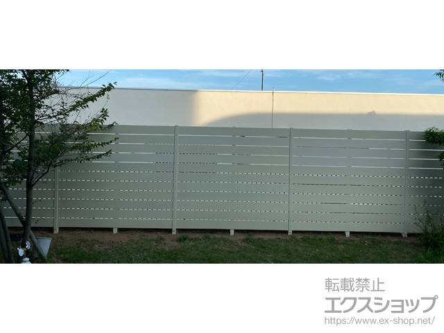 兵庫県芦屋市ののフェンス・柵 プラド/one ジョイント有 　隙間10mm H1800 施工例