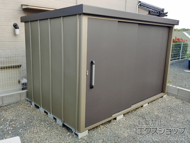 兵庫県小野市のの物置・屋外倉庫 エスケーエイト SK8-180 一般型 3000×2000×1940 SK8-180-GK 施工例