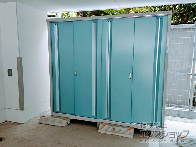 神奈川県横浜市のの物置・屋外倉庫 シンプリー 一般型 2160×905×1903（MJX-219E-P） MJX-219E-P-AB 施工例