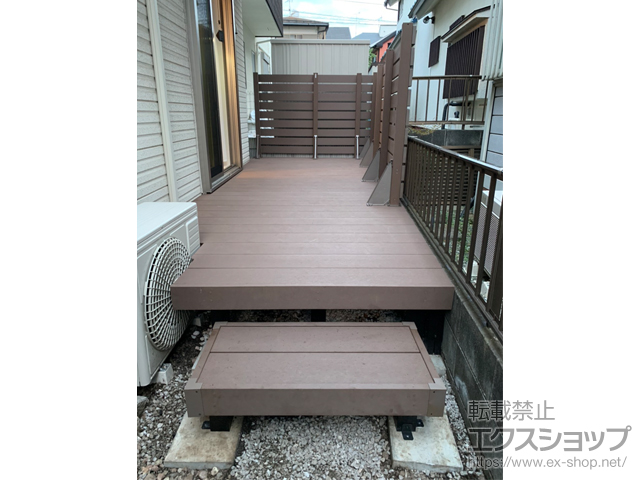 東京都町田市ののウッドデッキ リウッドデッキ 200 施工例