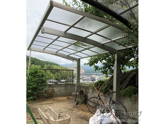 岡山県岡山市ののカーポート レイナポートグラン　積雪〜20cm対応 施工例