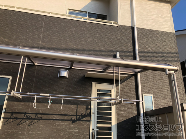 奈良県生駒郡平群町ののテラス屋根 ソラリア R型 テラスタイプ 単体 積雪〜20cm対応 施工例