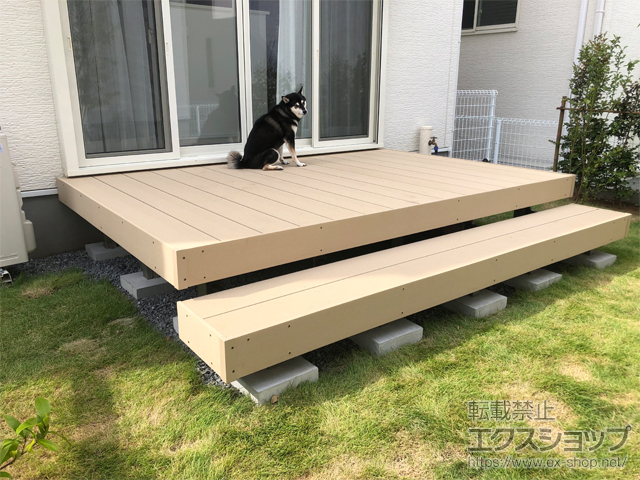 千葉県柏市ののウッドデッキ 樹ら楽ステージ 施工例