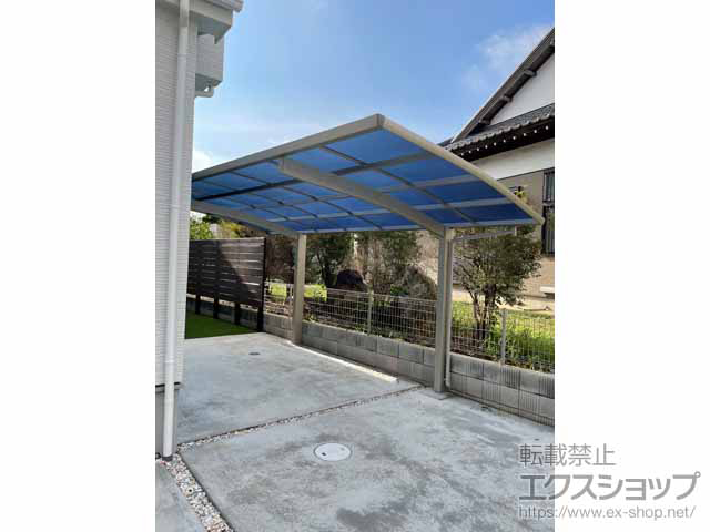 千葉県柏市ののカーポート プレシオスポート 積雪〜20cm対応 施工例