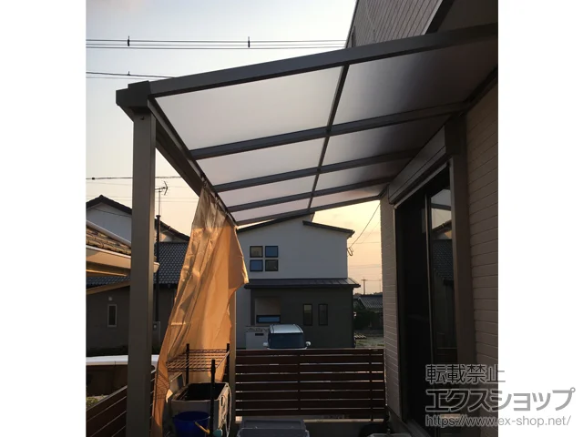 鹿児島県鹿児島市のValue Selectのテラス屋根 プレシオステラスII F型 テラスタイプ 単体 積雪～20cm対応 施工例