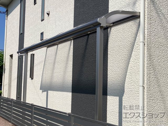 福岡県福岡市ののテラス屋根 ソラリア R型 テラスタイプ 単体 積雪〜20cm対応 施工例