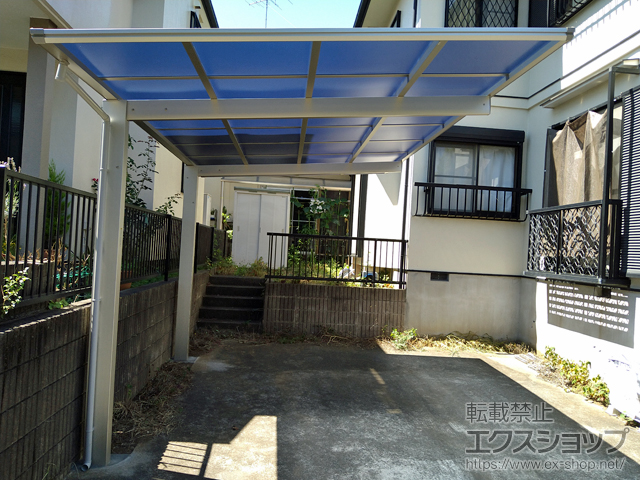 千葉県富里市ののカーポート エフルージュグラン　積雪〜20cm対応 施工例