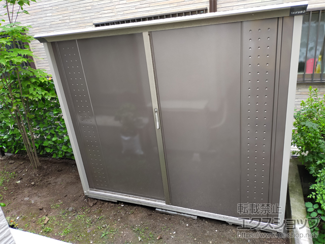 神奈川県川崎市のの物置・屋外倉庫 グランプレステージジャンプ 1879×650×1600（GP-196BF） GP-196BF-CB 施工例
