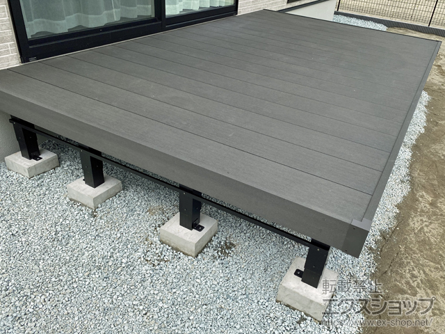 宮城県宮城郡利府町ののウッドデッキ リウッドデッキ 200 施工例