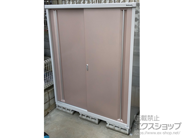 千葉県柏市のの物置・屋外倉庫 シンプリー 一般型 1520×755×1903 MJX-157E-P-AR 施工例