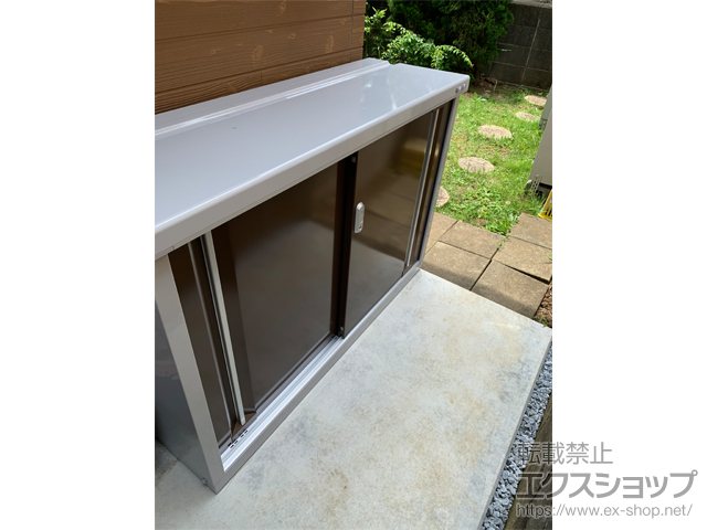 神奈川県横須賀市のの物置・屋外倉庫 シンプリー 一般型 1320×415×903 MJX-134A-TB 施工例