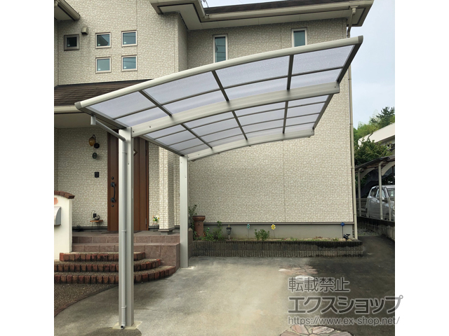 広島県廿日市市ののカーポート プレシオスポート 積雪〜20cm対応 施工例