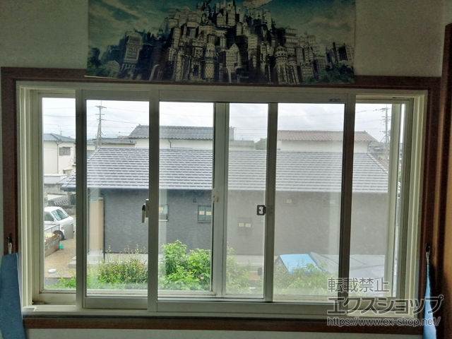 福岡県行橋市のの二重窓（内窓） インプラス 引違い窓 2枚建 施工例