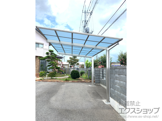茨城県古河市ののカーポート エフルージュグラン　積雪〜20cm対応 施工例