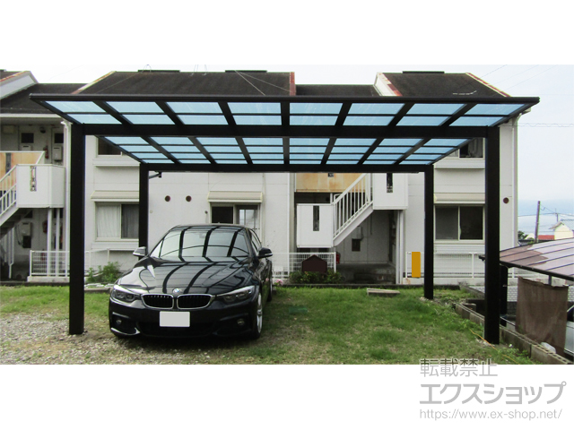 大分県速見郡日出町ののカーポート エフルージュ ツイン FIRST 積雪〜20cm対応 施工例