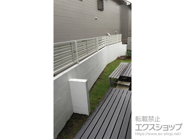 神奈川県横浜市ののフェンス・柵 モクハイフェンス　フリーポールタイプ 施工例