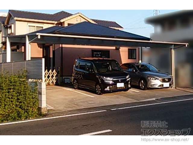 兵庫県姫路市ののカーポート エフルージュ トリプル FIRST 積雪〜20cm対応 施工例