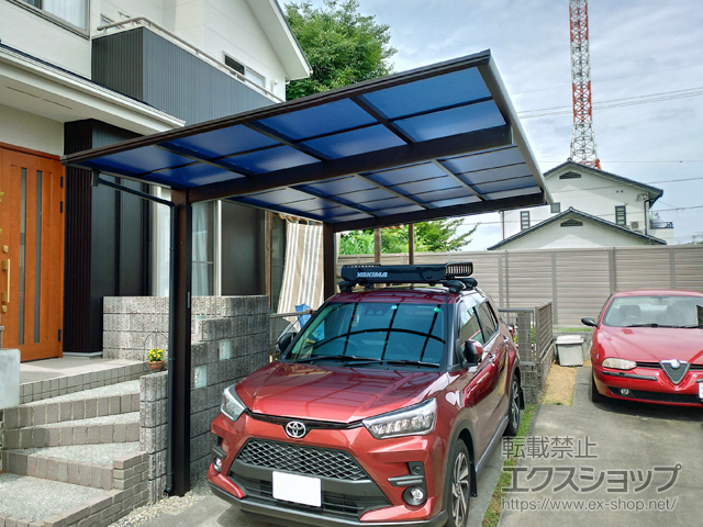 愛知県海部郡蟹江町ののカーポート エフルージュグラン　積雪〜20cm対応 施工例