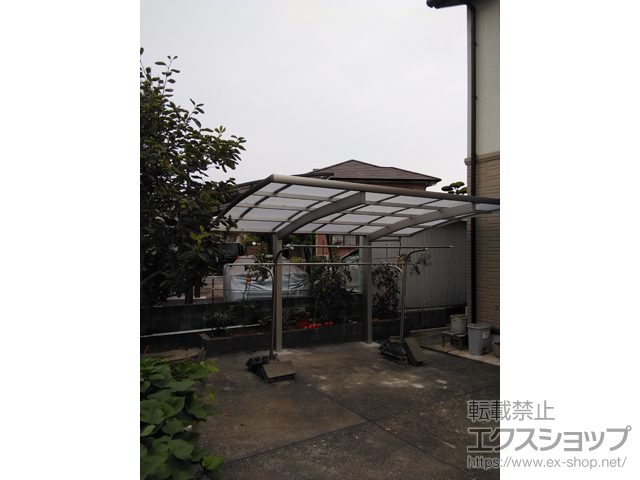 福岡県糸島市ののカーポート プレシオスポート 積雪〜20cm対応 施工例