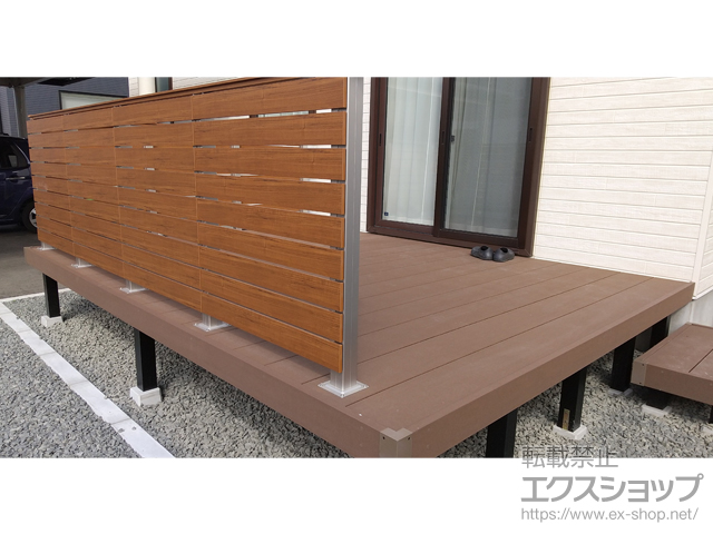 北海道札幌市ののウッドデッキ リウッドデッキ 200 施工例