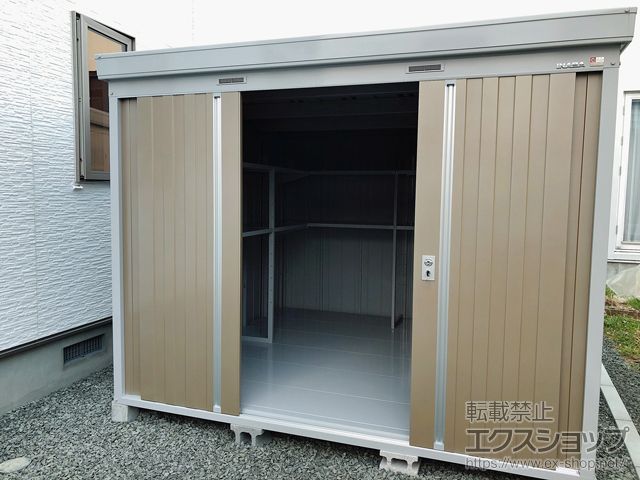 北海道札幌市のの物置・屋外倉庫 ネクスタ 多雪地型 2630×2630×2075 NXN-70S-MB 施工例