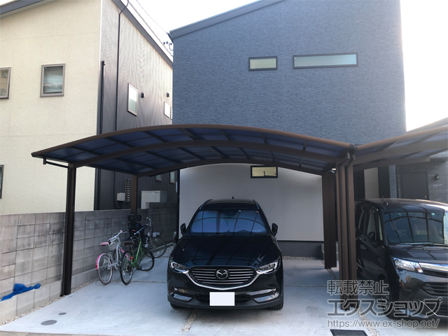 愛知県名古屋市ののカーポート レイナツインポートグラン　積雪〜20cm対応 施工例