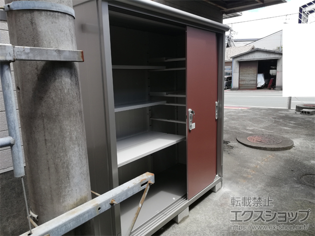 熊本県熊本市のの物置・屋外倉庫 エスモ 一般型 1797×750×1959（ESE-1807A） ESE-1807A-MR 施工例