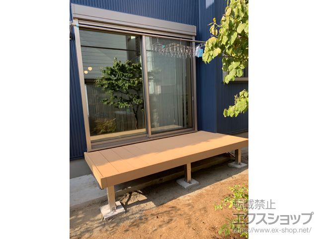 東京都練馬区ののウッドデッキ リウッドデッキ 200 施工例