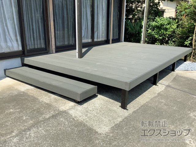 千葉県香取市ののウッドデッキ リウッドデッキ 200 施工例