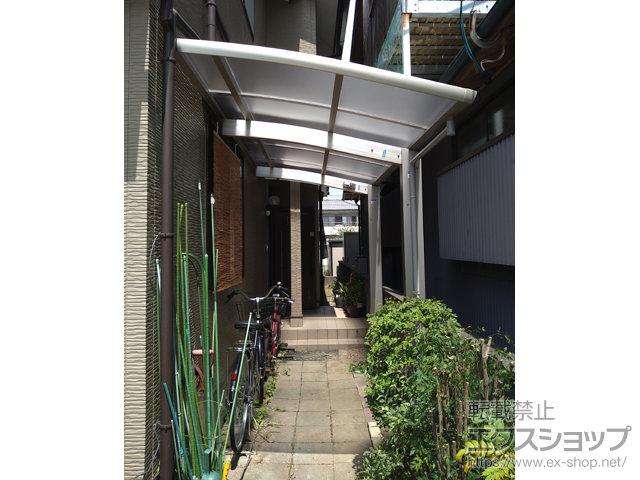 静岡県静岡市ののサイクルポート・駐輪場 レイナポートグランミニ 積雪〜20cm対応 施工例