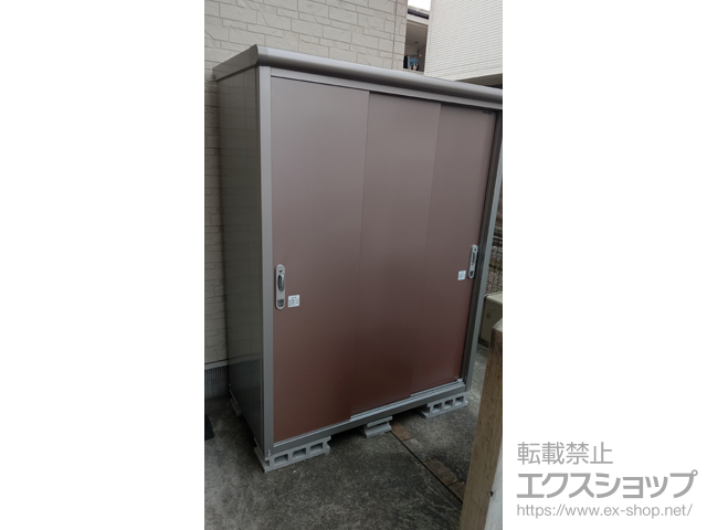 広島県広島市のの物置・屋外倉庫 エスモ 一般型 1497×750×1959 ESE-1507A-MR 施工例