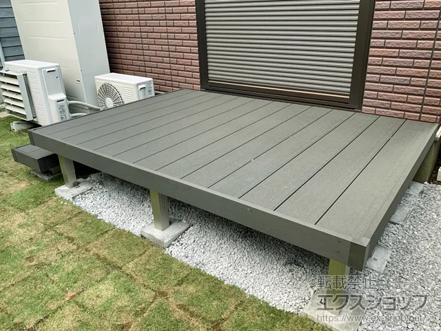神奈川県茅ヶ崎市のYKKAPのウッドデッキ リウッドデッキ 200 施工例