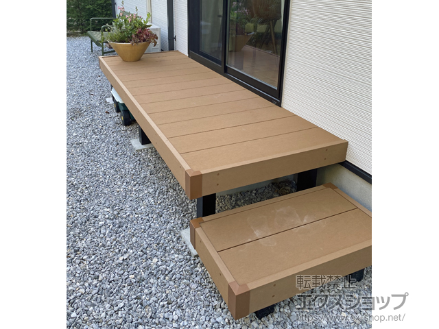 神奈川県鎌倉市ののウッドデッキ リウッドデッキ 200 施工例