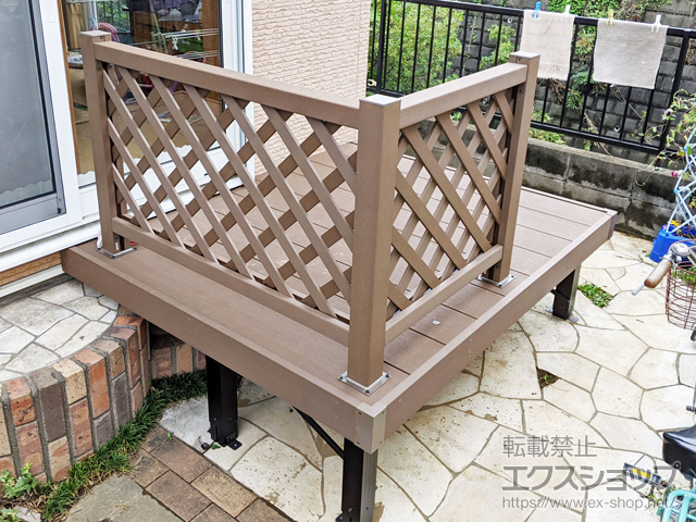 神奈川県厚木市ののウッドデッキ マージウッドデッキ 施工例