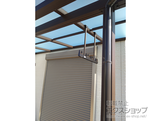 大阪府茨木市ののテラス屋根 サザンテラス (フレーム仕様) テラスタイプ 単体 積雪〜20cm対応 施工例