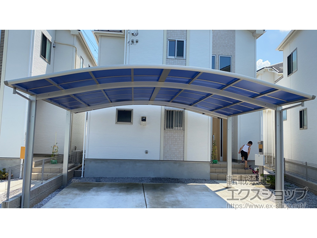 埼玉県川越市ののカーポート レイナツインポートグラン　積雪〜20cm対応 施工例