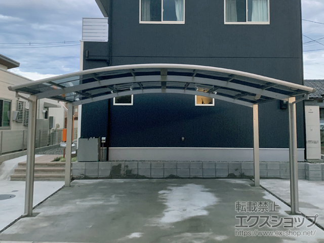 大分県大分市ののカーポート プレシオスポート ワイド 積雪〜20cm対応 施工例