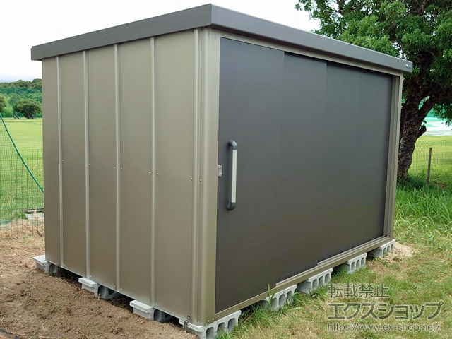 福岡県飯塚市のの物置・屋外倉庫 エスケーエイト SK8-180 一般型 3000×2000×1940 SK8-180-GK 施工例