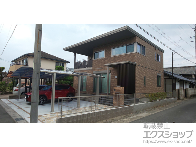 愛知県北名古屋市ののカーポート レイナトリプルポートグラン　積雪〜20cm対応 施工例