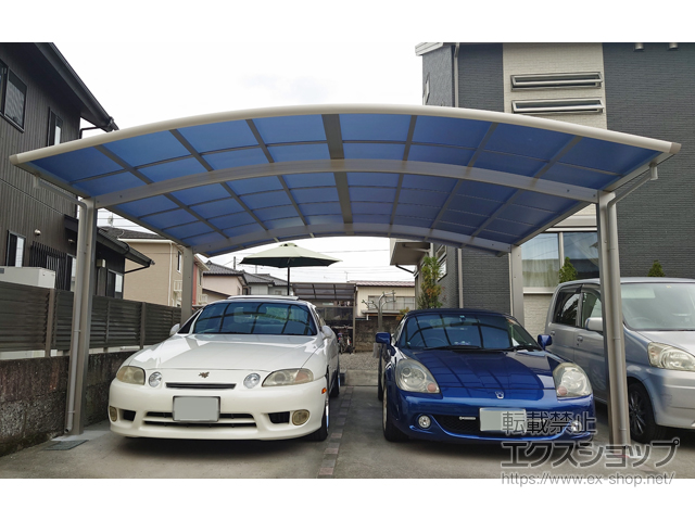 栃木県さくら市ののカーポート レイナツインポートグラン　積雪〜20cm対応 施工例
