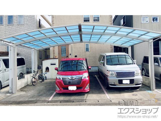 宮崎県宮崎市ののカーポート レイナトリプルポートグラン　積雪〜20cm対応 施工例