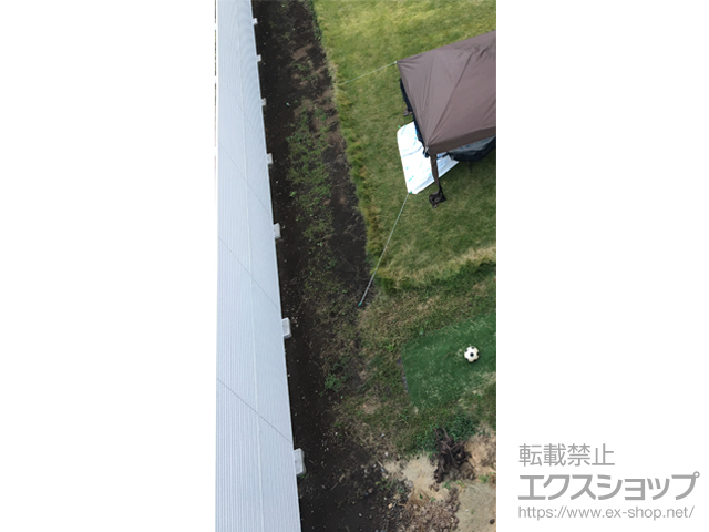 東京都世田谷区ののフェンス・柵 レジリア YL1型 2段フリー支柱 施工例