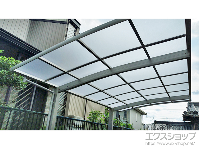愛知県豊田市ののカーポート プレシオスポート 積雪〜20cm対応 施工例