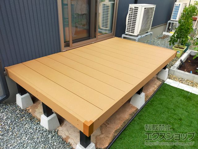 岩手県盛岡市ののウッドデッキ マージウッドデッキ 施工例